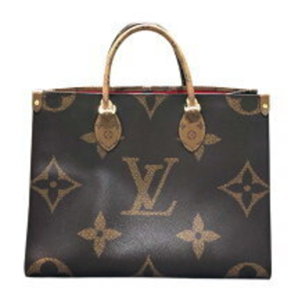 Louis Vuitton On the Go Brown Monogram Giant Reverse Handbag
